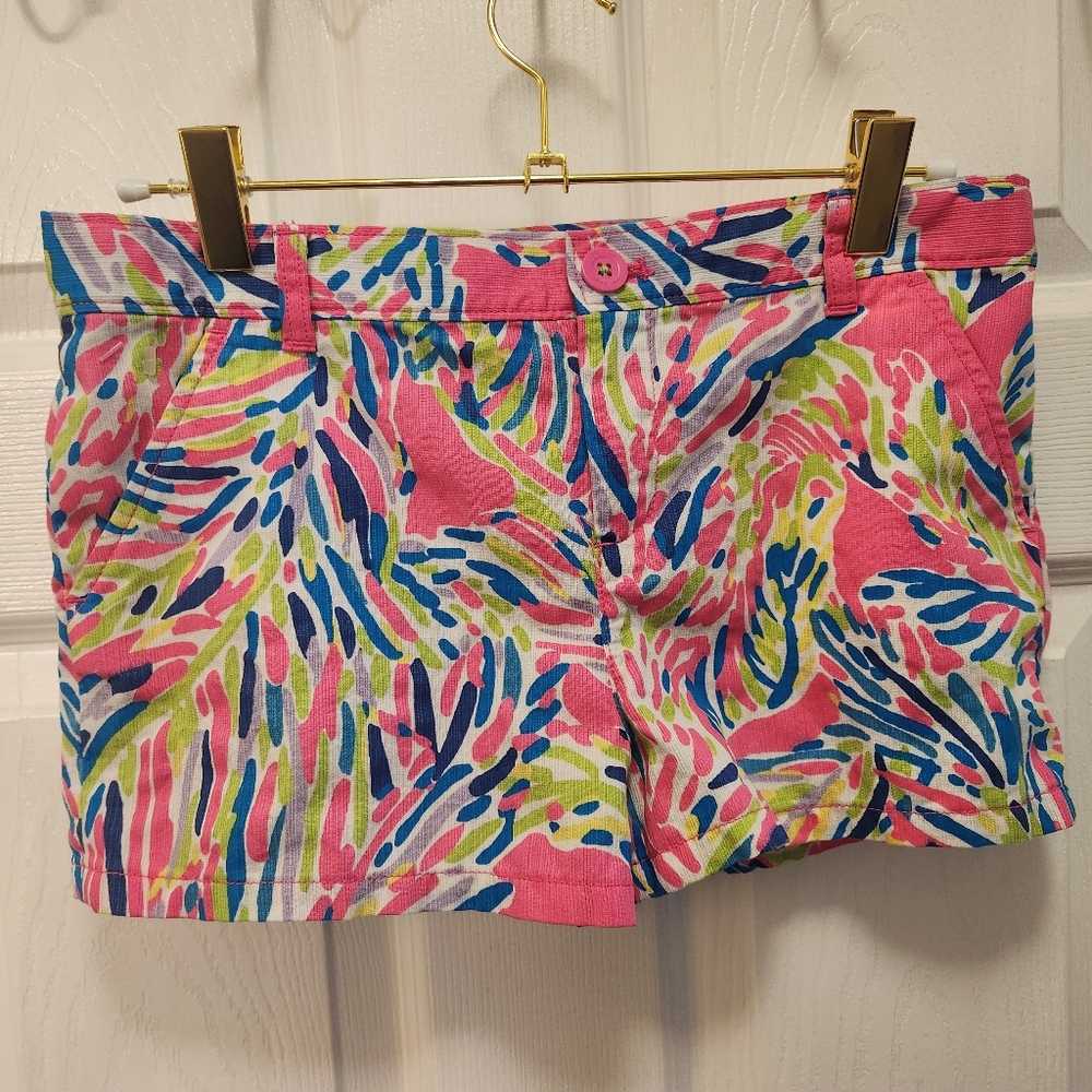 Lilly Pulitzer Girls Size 14 Colorful Resort Shorts